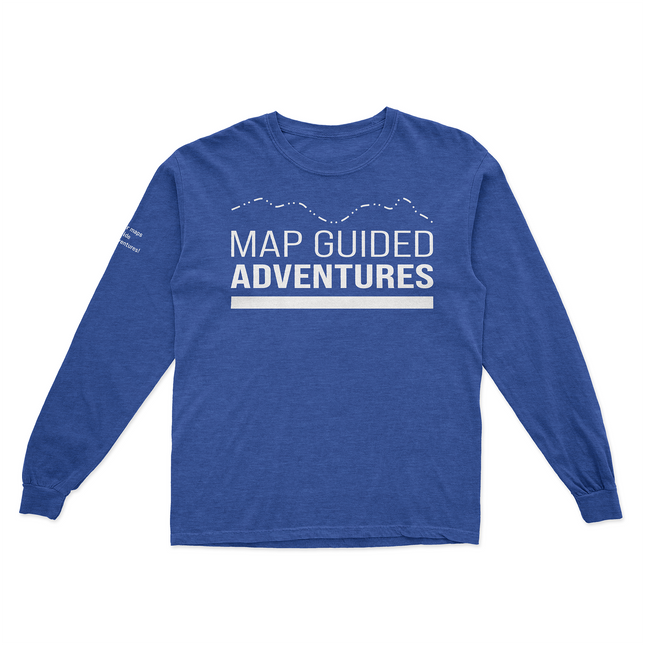 Map Guided Adventures Long Sleeve Shirt