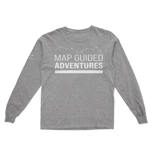 Map Guided Adventures Long Sleeve Shirt