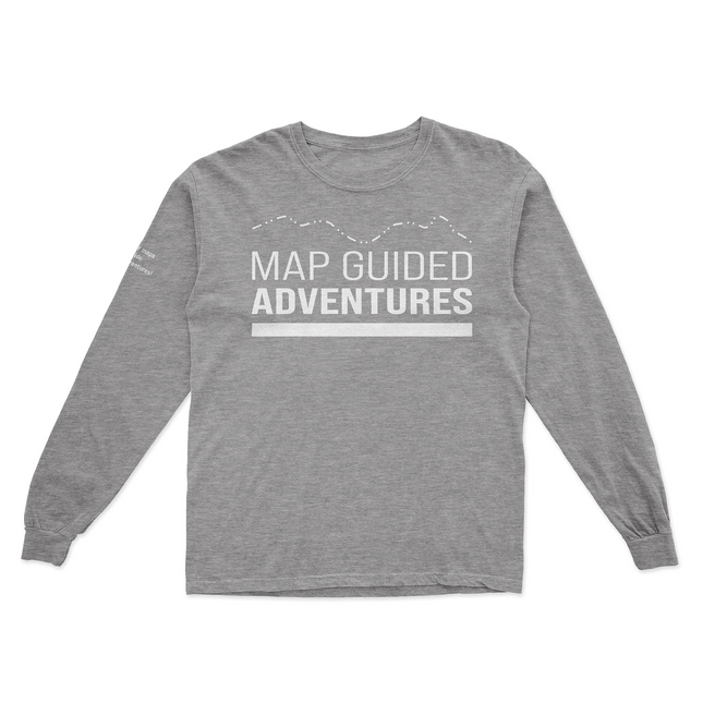 Map Guided Adventures Long Sleeve Shirt